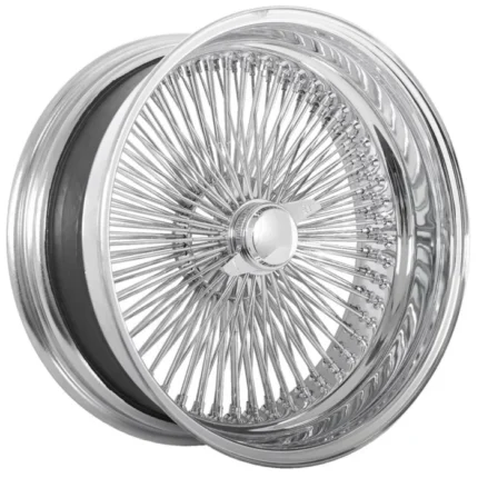 20X8 CHROME REVERSE WIRE WHEELS 150SPOKE