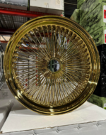 EAGLE EYE 22X8 TITANIUM STANDARD WIRE WHEELS 150SPOKE - Image 2