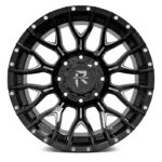 Revenge Offroad RV-201 BLACK AND MILLED 8X165.1 Size 20X9 0 ET