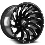 XF Offroad XF-221 20×12 -44 Gloss Black Milled 6X135,6X139.7 - Image 2
