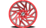 XF Off-Road XF-229 20×10 5×127 5×139.7 -12 Cb 78.1 Anodized Red & Milled - Image 2