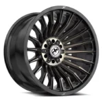 XF Off-Road XF-231 17×9 5×127 5×139.7 0 Cb 78.1 Gloss Black & Milled