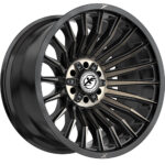 XF Off-Road XF-231 17×9 6×135 6×139.7 0 Cb 106.4 Satin Black & Bronze Machined Double Dark Tint