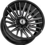XF Off-Road XF-234 17×9 5×127 5×139.7 0 Cb 78.1 Gloss Black & Milled - Image 2