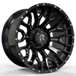Revenge Offroad RV-201 BLACK AND MILLED 8X165.1 Size 20X9 0 ET - Image 2