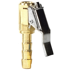 31 Inc (17-504C  INC EURO STYLE AIR CHUCK WITH HOSE BARB AND CLIP CLOSED (NOT RECOMMENDED FOR TIRE CHANGERS))