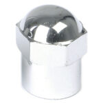 31 Inc (17-493 INC CHROME HEX HEAD VALVE CAP WITH SEAL- NOT FOR USE WITH TPMS VALVES)
