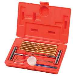 31 Inc (12-356 INC TIRE STRING REPAIR KIT WITH 4 STRING INSERTS AND HD CHROME TOOLS)