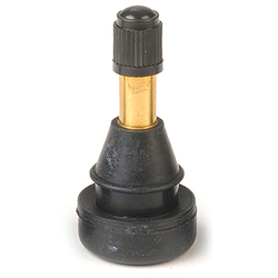 31 Inc (17-801HP-10 INC 1 1/4 INCH BRASS RUBBER HIGH PRESSURE VALVE FOR .625 INCH RIM HOLE) 31 Inc (17-801HP-10 INC 1 1/4 INCH BRASS RUBBER HIGH PRESSURE VALVE FOR .625 INCH RIM HOLE) - Image 1