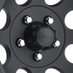 Ultra (89-8014BOE PAC MATTE BLACK 8 LUG  OPEN-END SHORT PUSH-THRU)