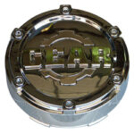 Gear Alloy (CAP-6L-C14 G/A CHROME BOLT-ON CAP W/COGS FOR 6 LUG)