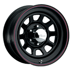 Pacer (342B-5855 15X8 5X5.50 (-13) PAC 342B Black Daytona (HB 108.71)) Pacer (342B-5855 15X8 5X5.50 (-13) PAC 342B Black Daytona (HB 108.71)) - Image 1