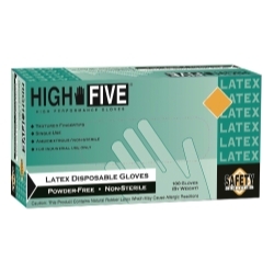 Microflex (MFXL563 MFX HIGH FIVE POWDER-FREE INDUSTRIAL GRADE LATEX GLOVES LARGE)