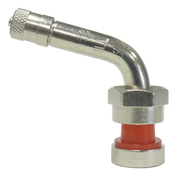 Dill (VS-553-E DIL TRUCK CLAMP-IN CHROME TR 553E VALVE  75 DEGREE BEND)