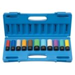 Grey Pneumatic (GRE1511TP GRY 1/2 IN. DRIVE DEEP LENGTH PROTECTOR IMPACT SET 11 PC)
