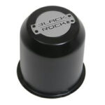 Black Rock (132712BR BKR STEEL PUSH THROUGH CTR CAP BLACK 3.30")