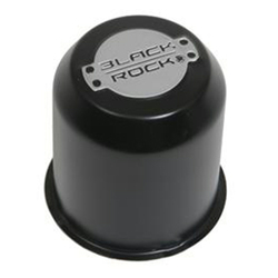 Black Rock (132712BR BKR STEEL PUSH THROUGH CTR CAP BLACK 3.30") Black Rock (132712BR BKR STEEL PUSH THROUGH CTR CAP BLACK 3.30") - Image 1