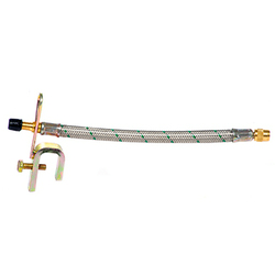 31 Inc (17-580 INC METAL BRAIDED FLEXIBLE VALVE EXTENSION 8 1/4 INCHES LONG WITH CLAMP)