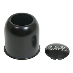 Black Rock (242512BR BKR STEEL PUSH THROUGH W/PLUG CTR CAP BLACK 4.28") Black Rock (242512BR BKR STEEL PUSH THROUGH W/PLUG CTR CAP BLACK 4.28") - Image 1