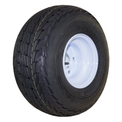 Hi Run (18.5X8.50-8/6 STC Hi-Run SU03 (8X7 5-4.5 WHITE SOLID White Solid) ST TRAILER) Hi Run (18.5X8.50-8/6 STC Hi-Run SU03 (8X7 5-4.5 WHITE SOLID White Solid) ST TRAILER) - Image 1