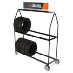 Martins Industries (MTD-72 MAR DELUXE TIRE DISPLAY ON CASTERS)