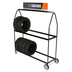 Martins Industries (MTD-72 MAR DELUXE TIRE DISPLAY ON CASTERS)