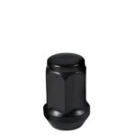 Vista (BOX OF 100 1/2" BULGE ACORN LUG NUT 3/4" HEX 1.38" BLACK)