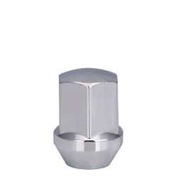 Vista (BOX OF 50 14X1.50 BULGE ACORN LUG NUT 7/8" HEX 1.53" CHROME FITS CHEVY DODGE GM) Vista (BOX OF 50 14X1.50 BULGE ACORN LUG NUT 7/8" HEX 1.53" CHROME FITS CHEVY DODGE GM) - Image 1