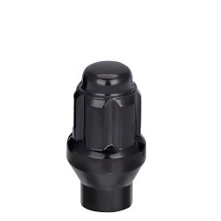 Vista (BOX OF 100 14X1.50 CLOSED ET SPLINE LUG NUT 1.55" 0.31" SHANK BLACK) Vista (BOX OF 100 14X1.50 CLOSED ET SPLINE LUG NUT 1.55" 0.31" SHANK BLACK) - Image 1