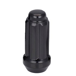 Vista (BOX OF 80 14X2.00 BULGE ACORN TRUCK SPLINE LUG NUT 1.9" BLACK)