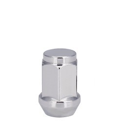 Vista (BOX OF 100 7/16" BULGE ACORN LUG NUT 3/4" HEX 1.38" CHROME)