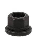 Vista (BOX OF 50 22X1.50 FLAT SEAT SEMI LUG NUT 33MM HEX BLACK)