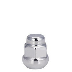 Vista (BOX OF 100 14X1.50 OE STYLE BALL LUG NUT 3/4 HEX 1.21" CHROME FITS HONDA)