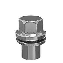 Vista (BOX OF 50 14X1.50 OE STYLE MAG LUG NUT 22MM HEX 1.61" 0.77" SHANK CHROME FITS LAND ROVER)