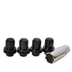 Vista (BOX OF 10 12X1.50 OE STYLE MAG LUG NUT 1.54" 0.72" SHANK LOCK SET FITS TOYOTA BLACK)