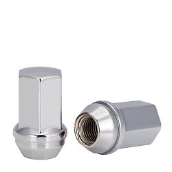 Vista (BOX OF 50 14X1.50 OE STYLE LUG NUT 7/8" HEX 1.78" CHROME FITS CHEVY GM)