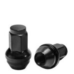 Vista (BOX OF 50 14X2.00 OE STYLE LUG NUT 21MM HEX 2.15" BLACK FITS FORD)