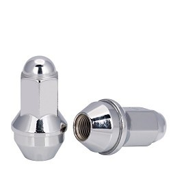 Vista (BOX OF 50 14X2.00 OE STYLE LUG NUT 21MM HEX 2.52" CHROME FITS FORD)