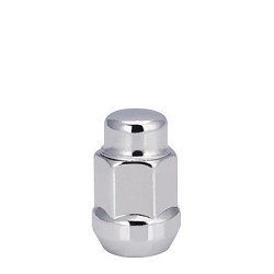 Vista (BOX OF 100 1/2" BULGE ACORN LUG NUT 13/16" HEX 1.38" 2 PCS RH CHROME) Vista (BOX OF 100 1/2" BULGE ACORN LUG NUT 13/16" HEX 1.38" 2 PCS RH CHROME) - Image 1