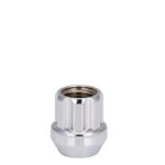 Vista (BOX OF 100 9/16" OPEN BULGE ACORN SPLINE LUG NUT 1.00" CHROME)