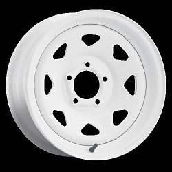 Allied - Pacer (2056012-W 15X6 5X4.50 (+00) AWC 310W White Spoke (HB 81))