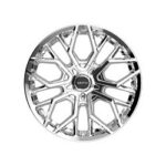 Motiv (CHROME BOLT ON COVER CAP WITH BLACK EMBLEM AND BRUSHED "MOTIV" LOGO FOR MOTIV 441) - Image 3