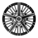 Motiv (GLOSS BLACK MACHINED METAL BOLT ON COVER CAP WITH BLACK EMBLEM AND BRUSHED "MOTIV" LOGO FOR MOTIV 443) - Image 3