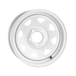 Pacer Trailer (310W-5660 15X6 6X5.50 (+00) PAC 310W White Spoke Trailer (HB 107.95))