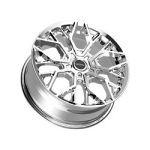 Motiv (CHROME BOLT ON COVER CAP WITH BLACK EMBLEM AND BRUSHED "MOTIV" LOGO FOR MOTIV 441) - Image 2