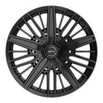 Motiv (GLOSS BLACK BOLT ON COVER CAP WITH BLACK EMBLEM AND BRUSHED "MOTIV" LOGO FOR MOTIV 443)