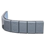 Dill (.25 OZ DAC 10LB ROLL GREY ADHESIVE WHEEL WEIGHT LP STEEL)
